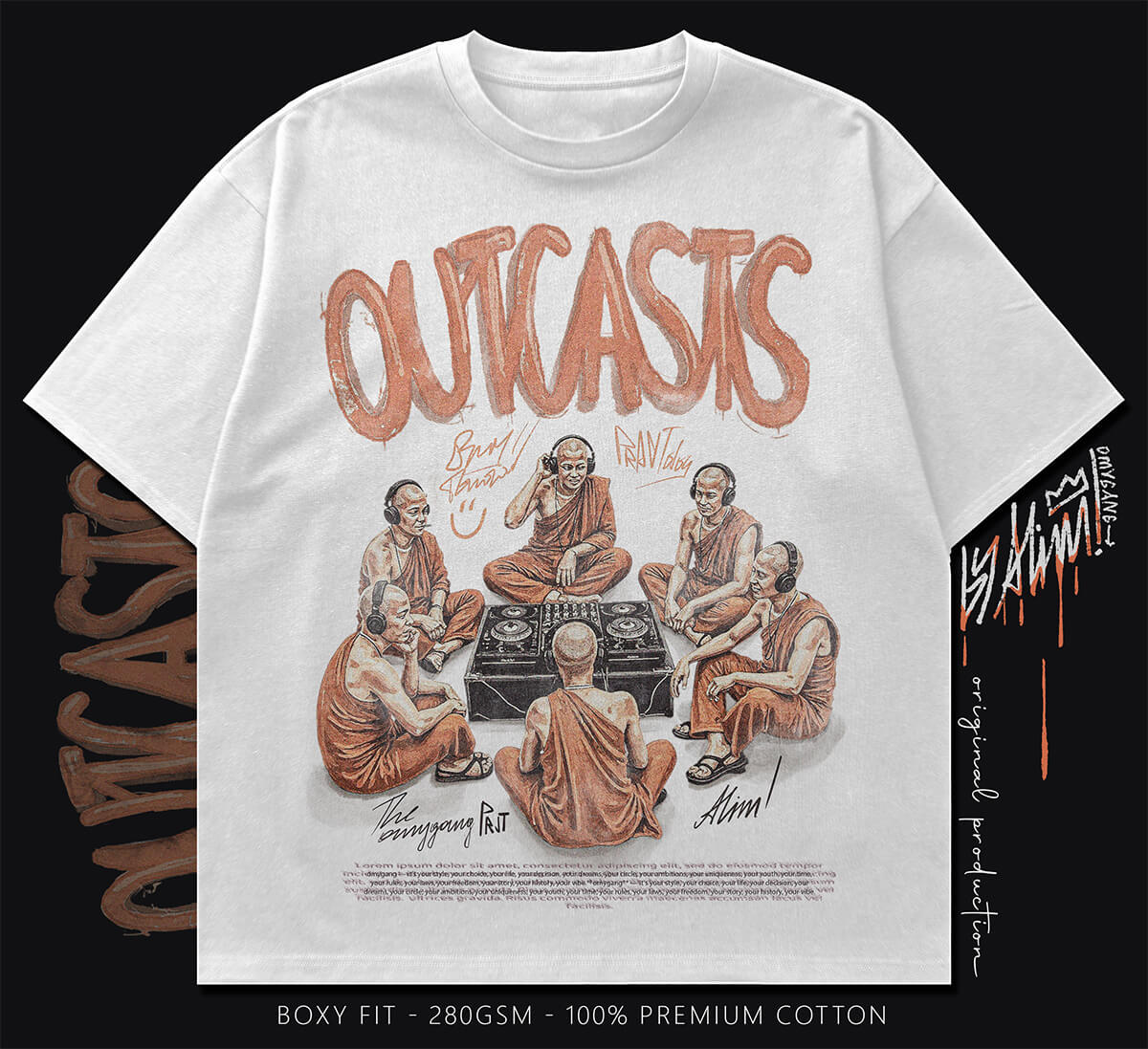 boxy t-shirt (outcasts)