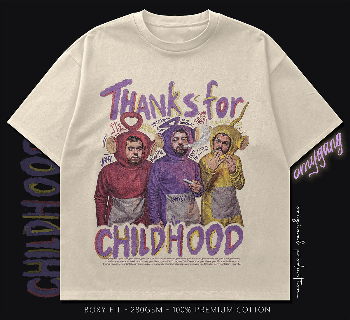 boxy t-shirt (thanks for childhood)