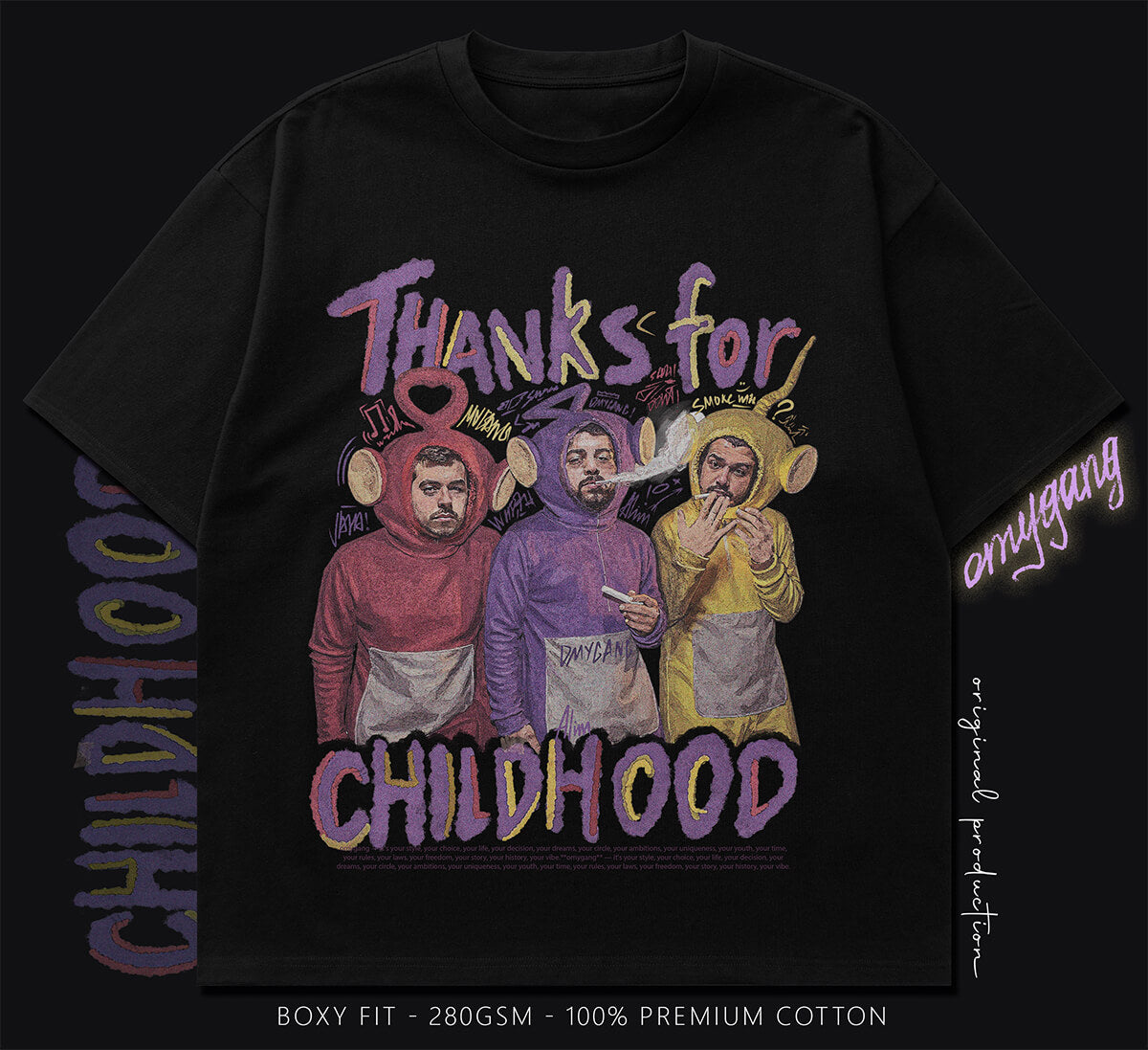 boxy t-shirt (thanks for childhood)