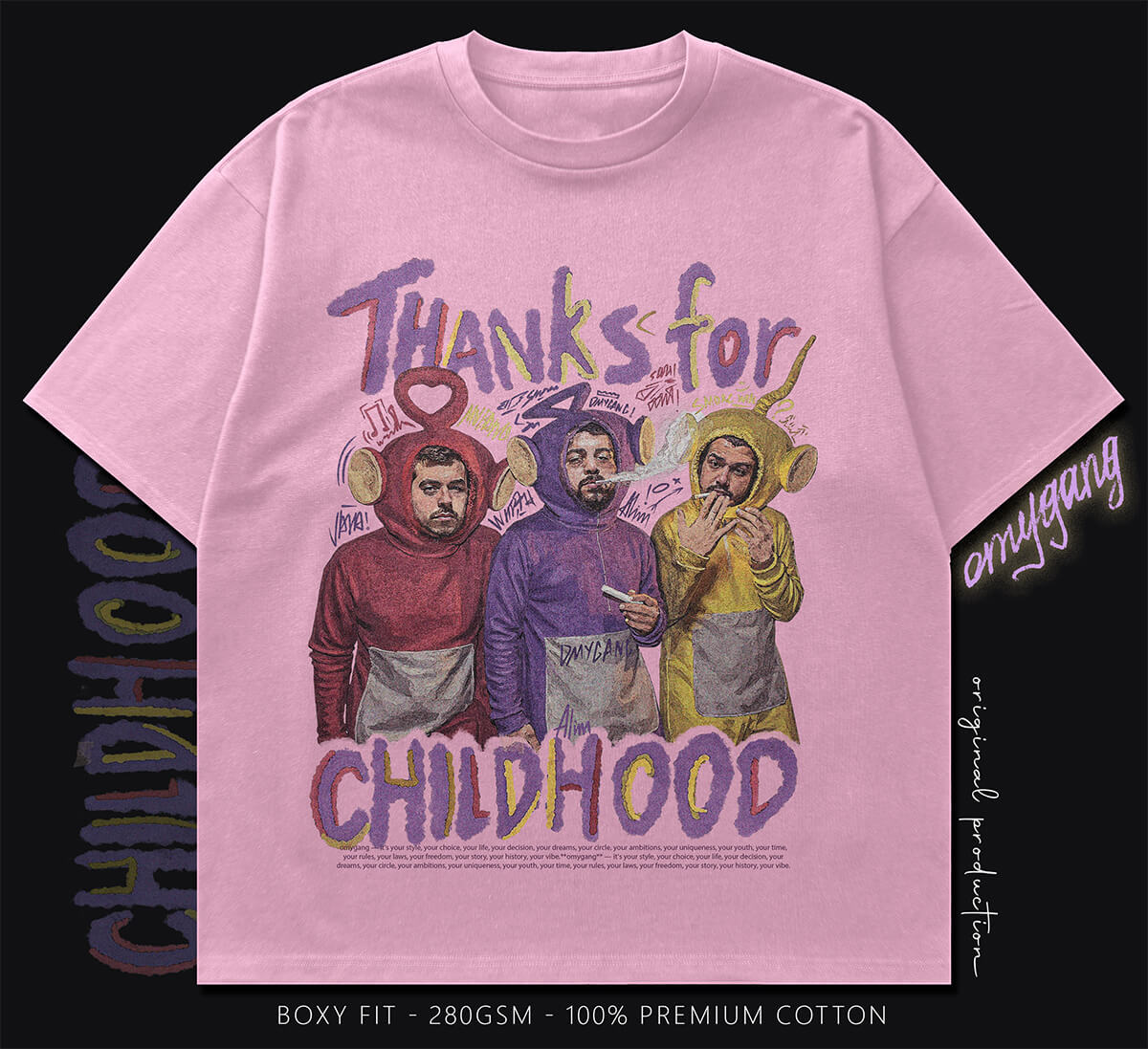 boxy t-shirt (thanks for childhood)