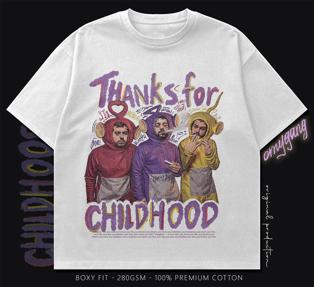 boxy t-shirt (thanks for childhood)