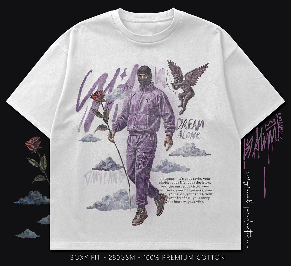 boxy t-shirt (dream alone)