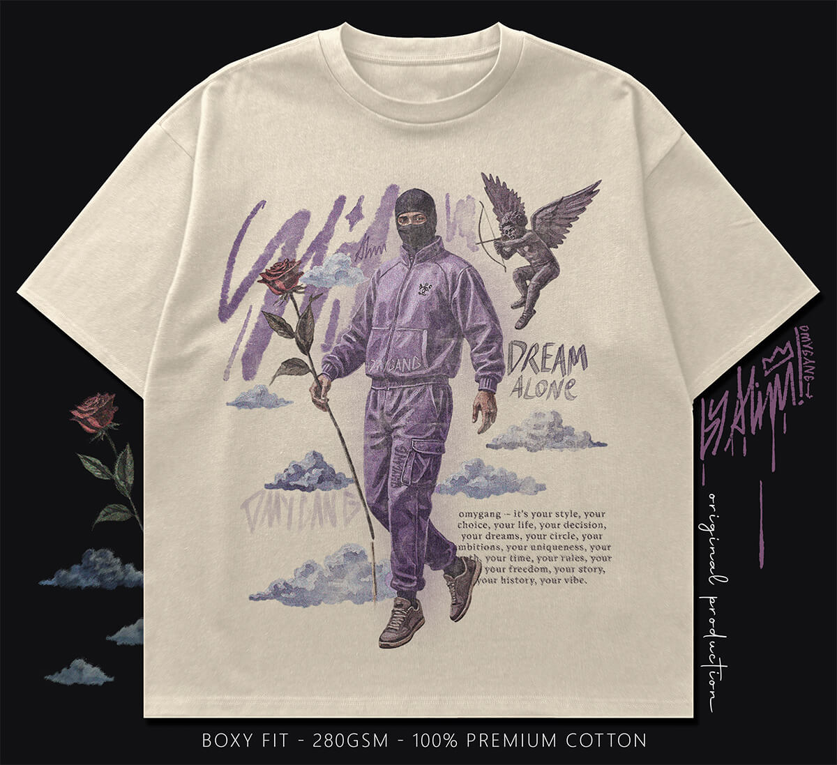 boxy t-shirt (dream alone)