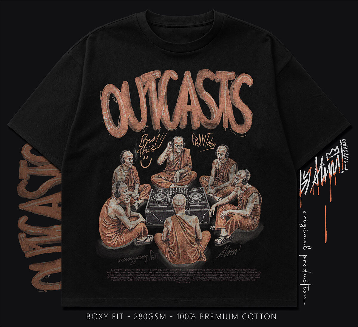 boxy t-shirt (outcasts)