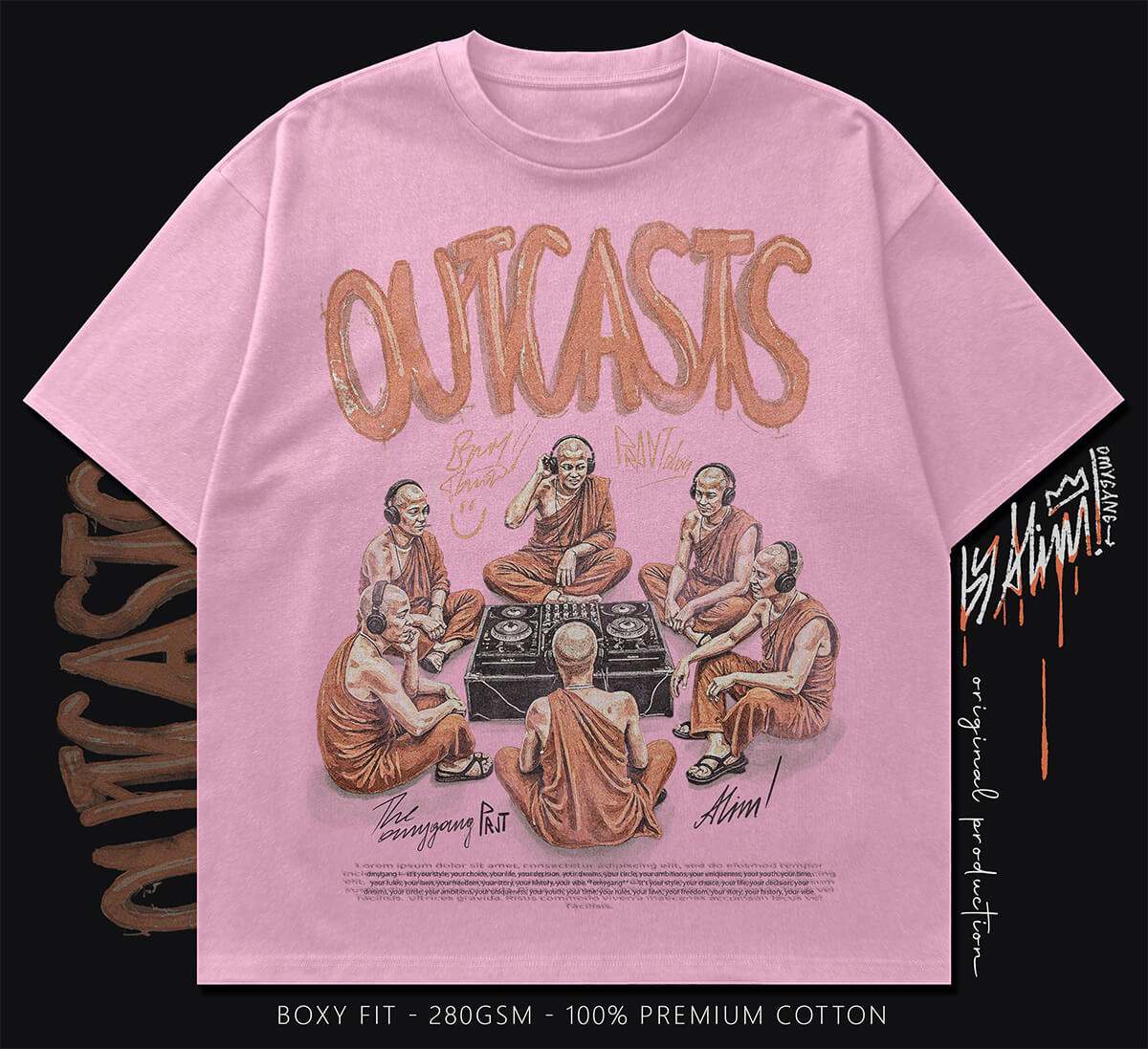 boxy t-shirt (outcasts)
