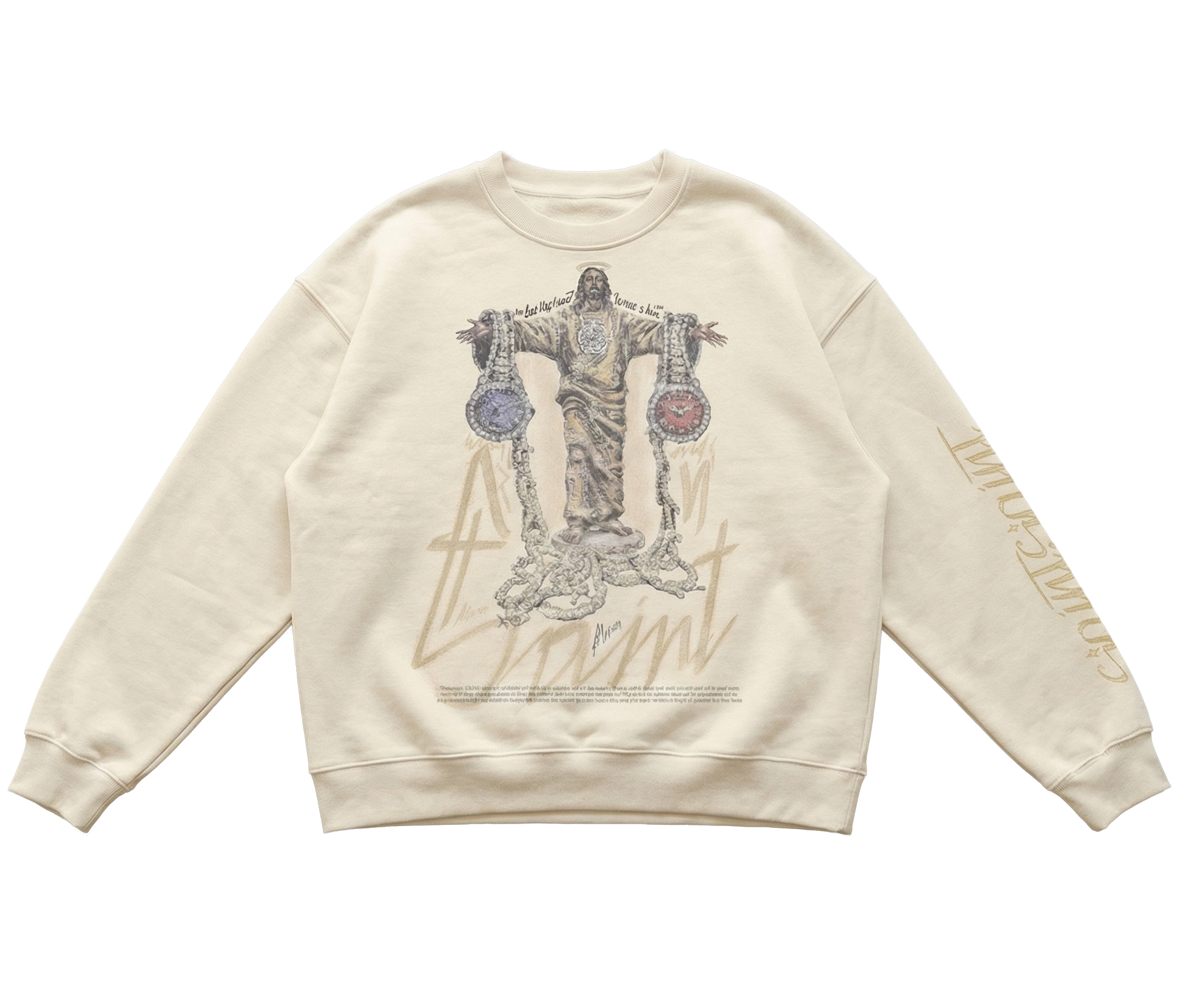 boxy sweat-shirt "Saint"