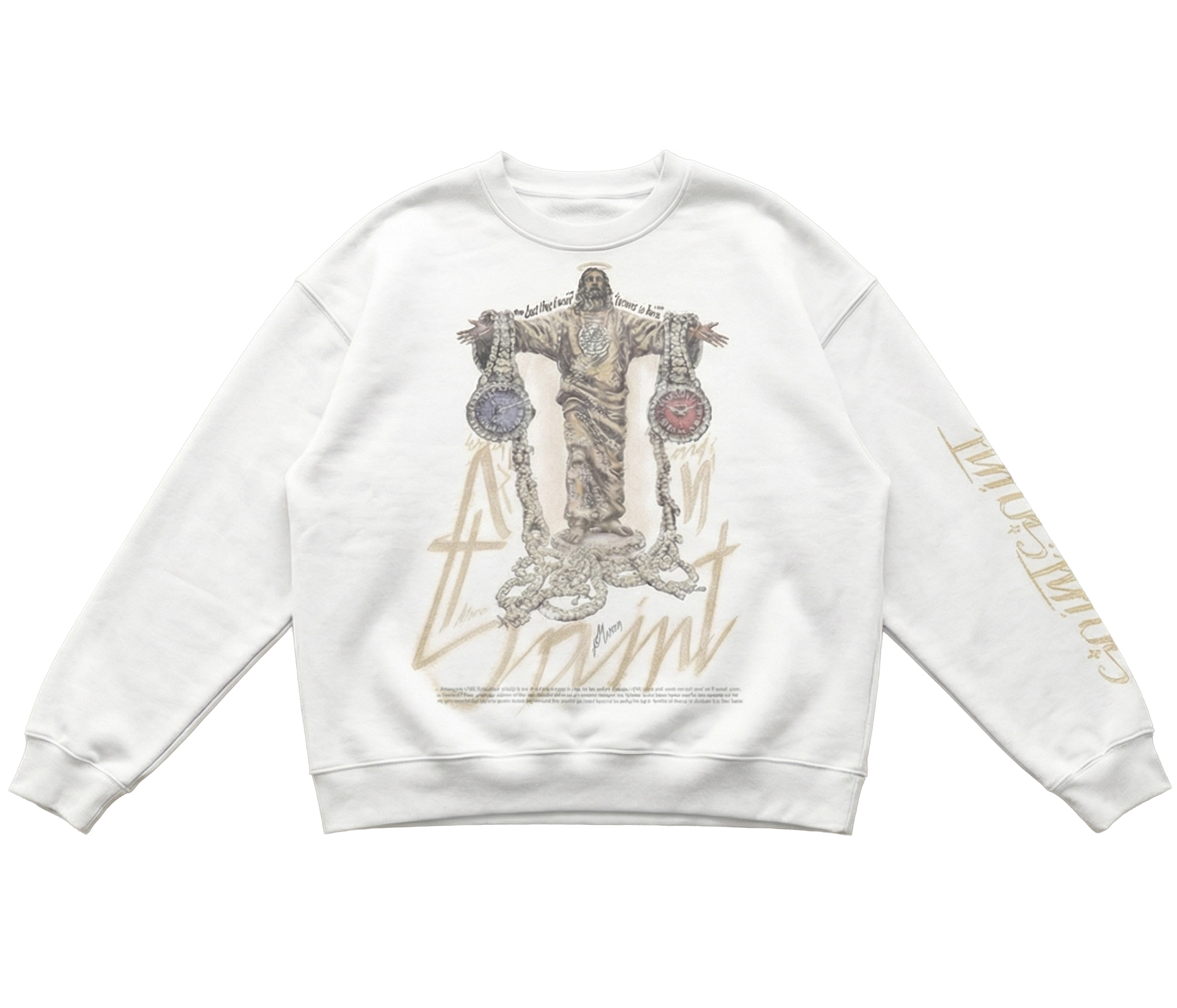 boxy sweat-shirt "Saint"