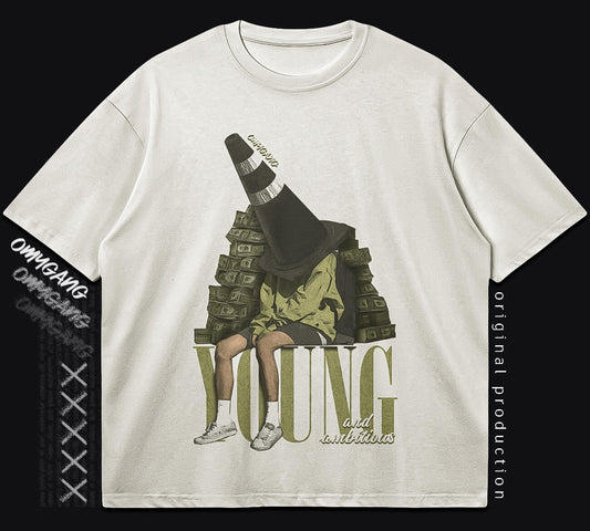 boxy t-shirt (young and ambitious)